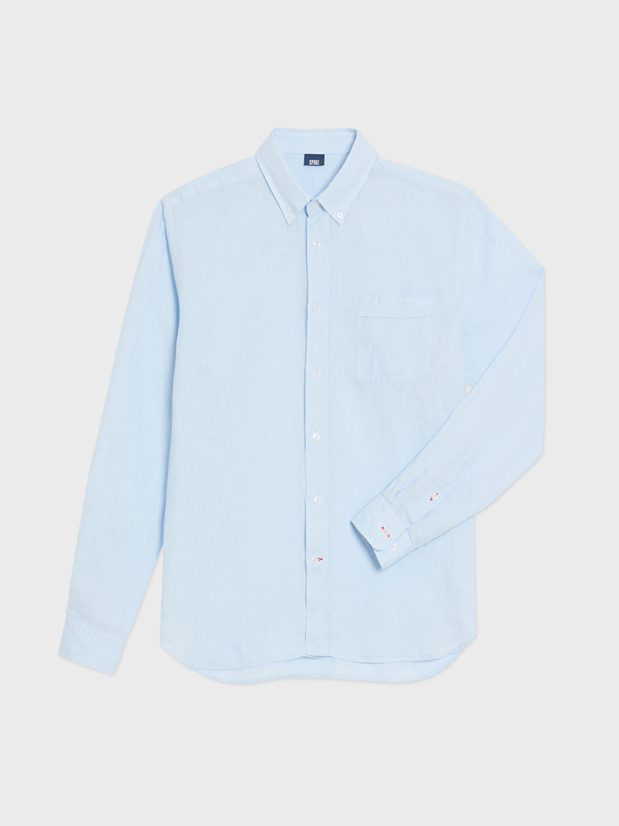 Linen Shirt - Sky