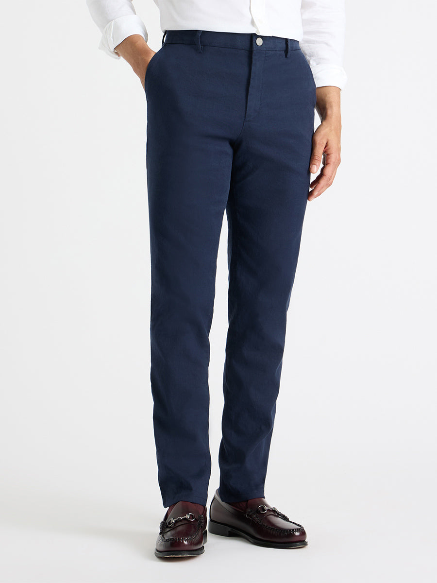 Linen Sharps - Navy