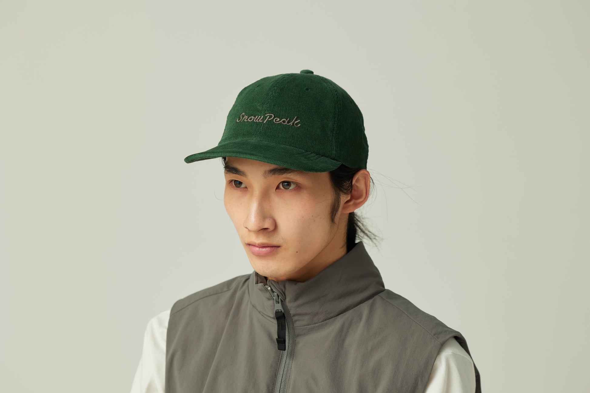 Corduroy Cap Dark Green