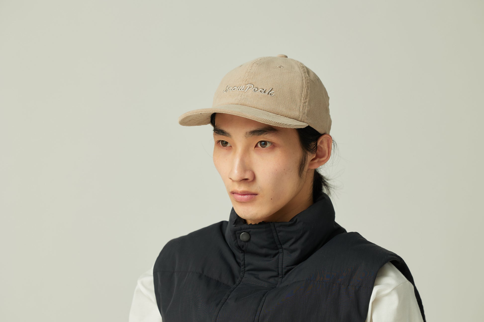 Corduroy Cap Beige