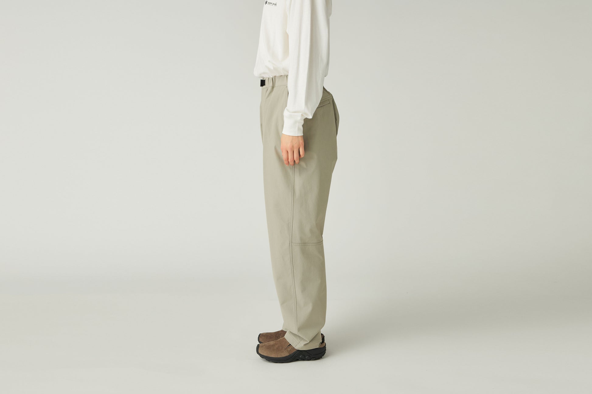 Water Repellent Stretch Trekking Pants Light Grey