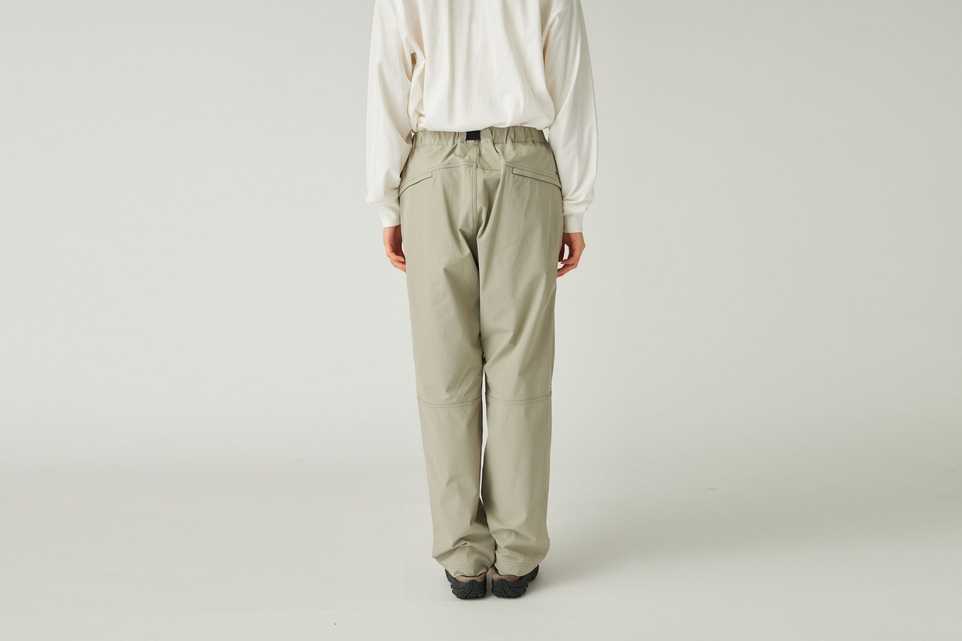 Water Repellent Stretch Trekking Pants Light Grey