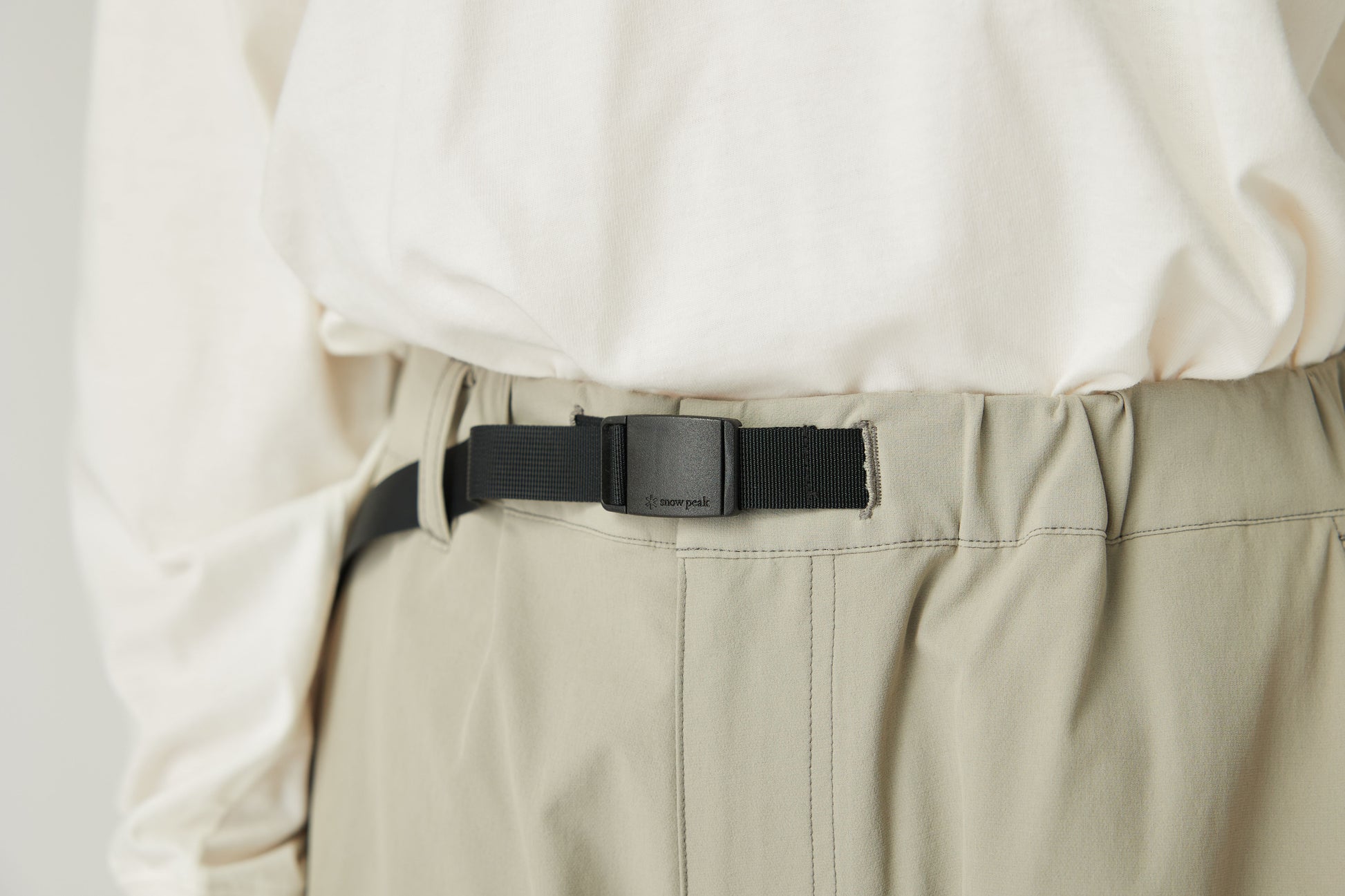 Water Repellent Stretch Trekking Pants Light Grey