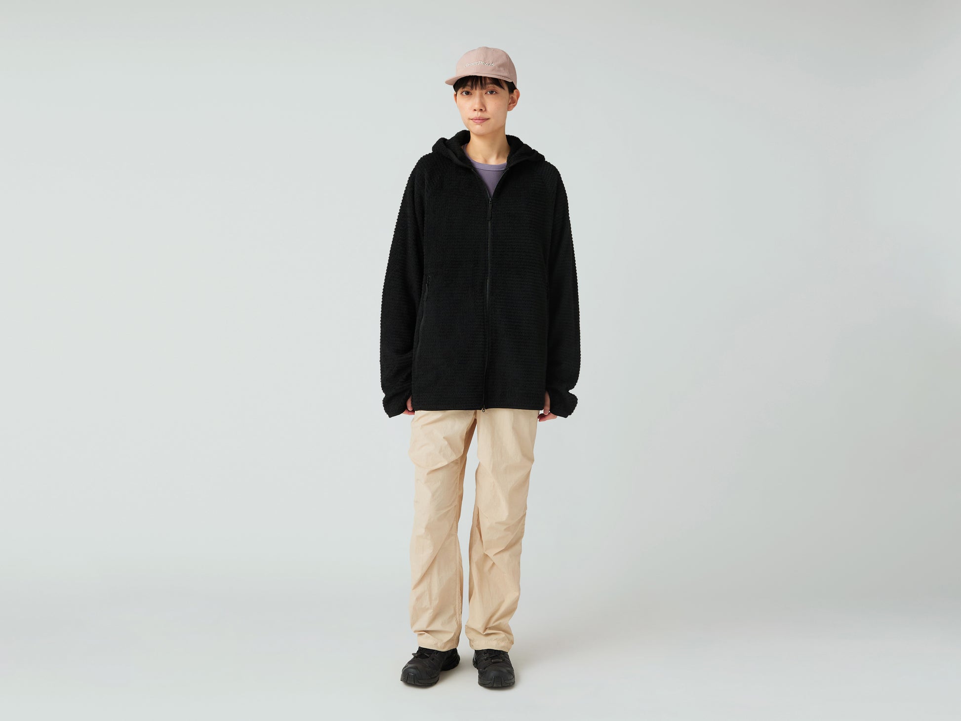 Thermo Control Zip up Parka Black