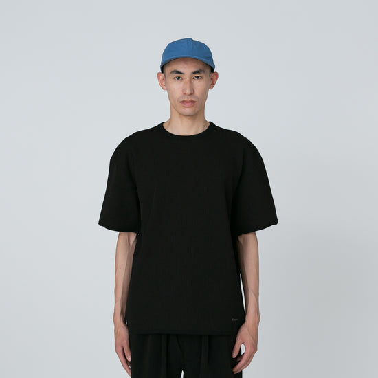 Dry Waffle T-Shirt Black