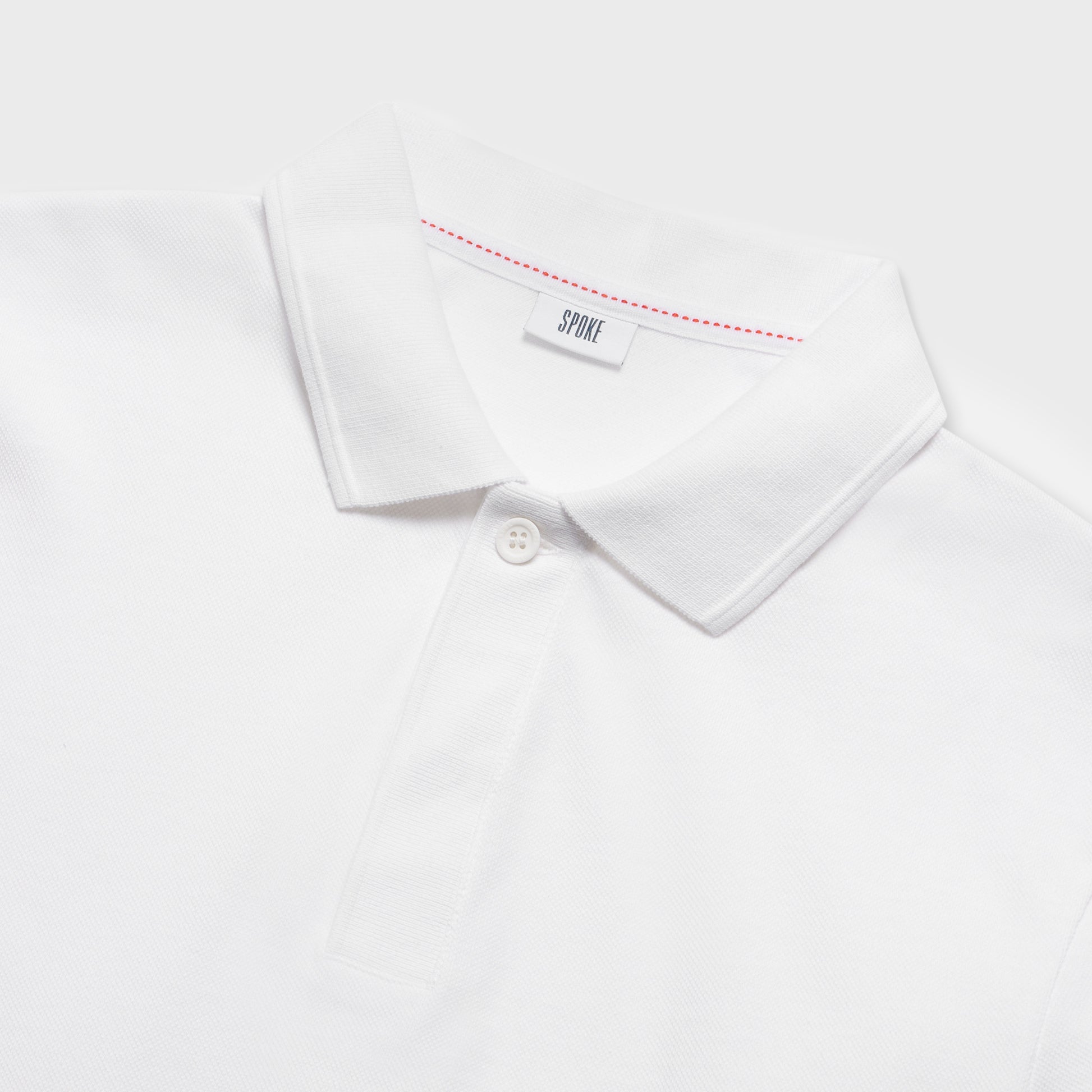 Men's Piqué Polo Shirt White