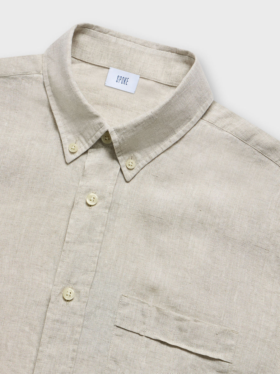 Linen Shirt - Oatmeal
