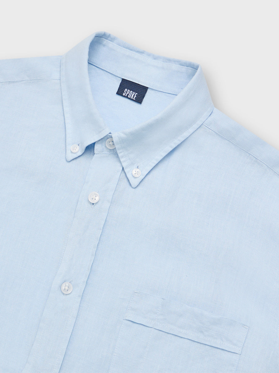 Linen Shirt - Sky