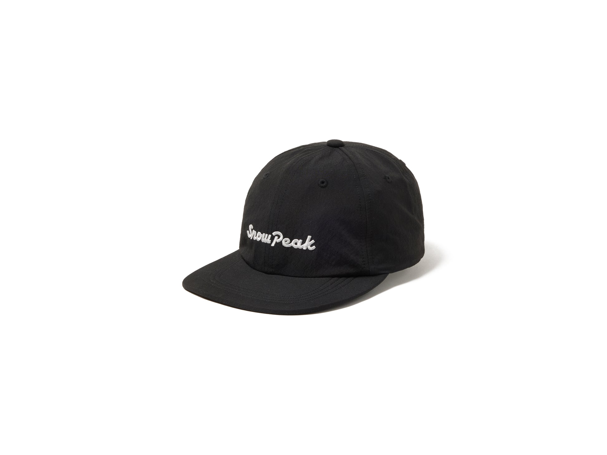 Typography Cap Black