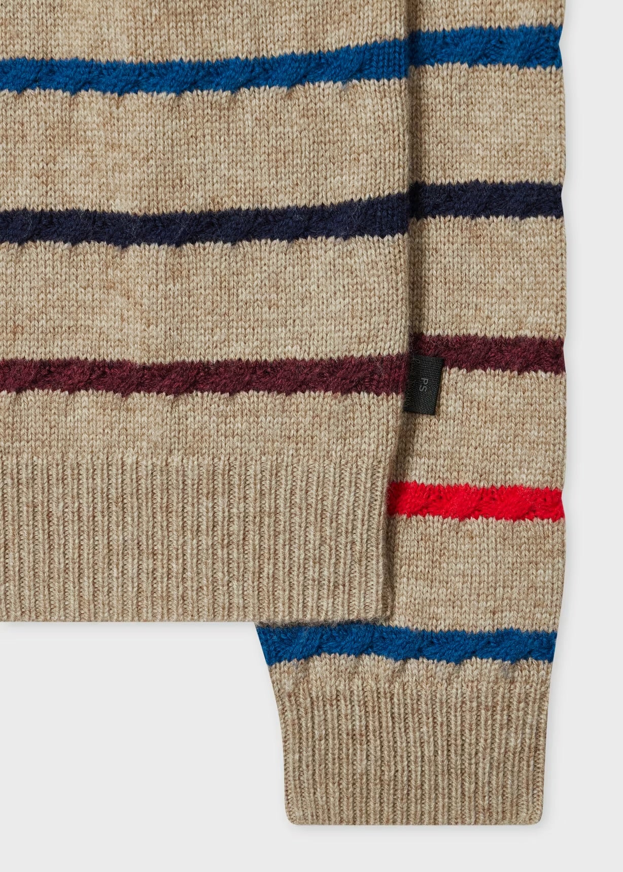 Long Sleeve Knitted Polo Shirt