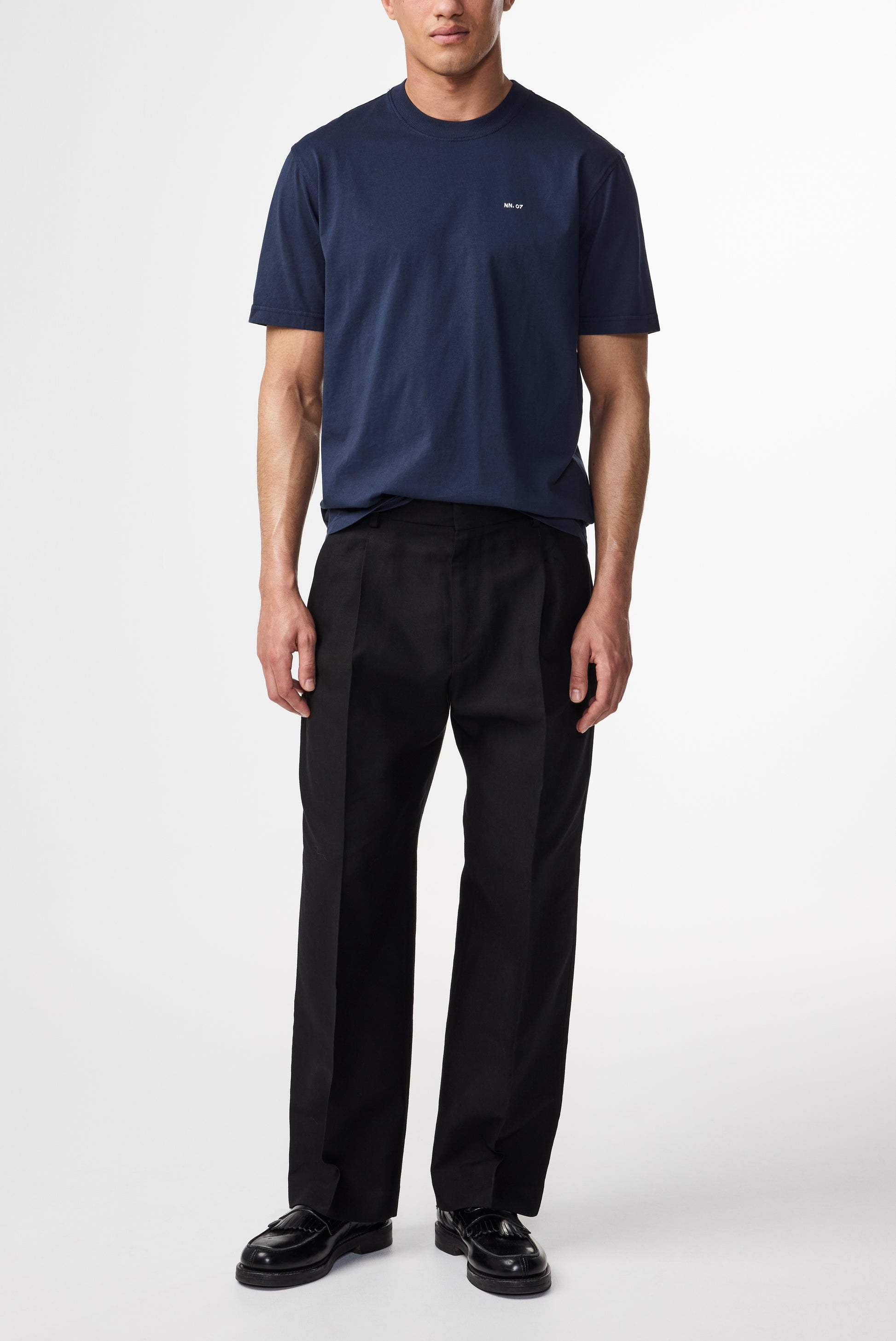 Adam EMB T-Shirt Navy Blue