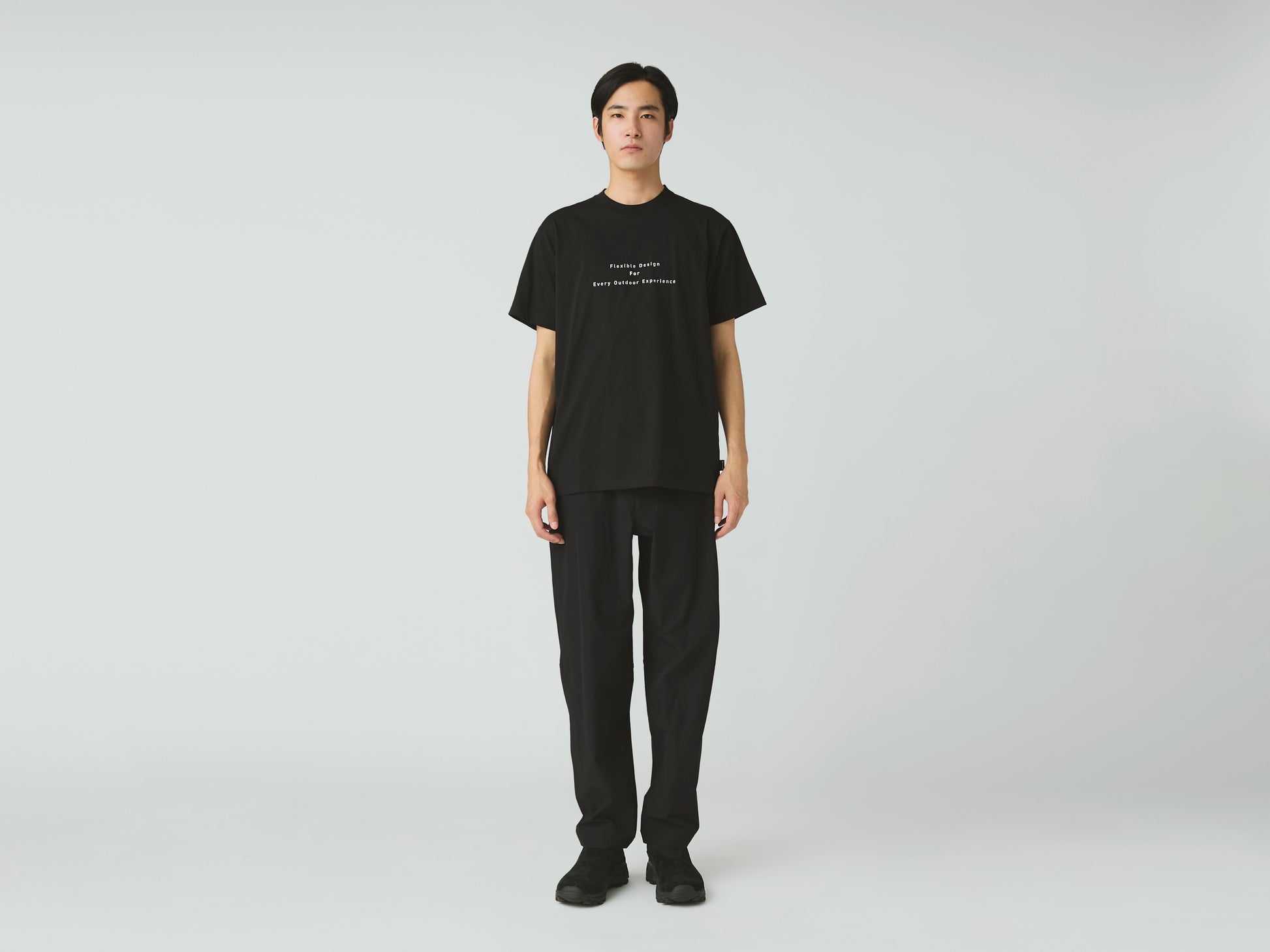 Water Repellent Stretch Trekking Pants Black