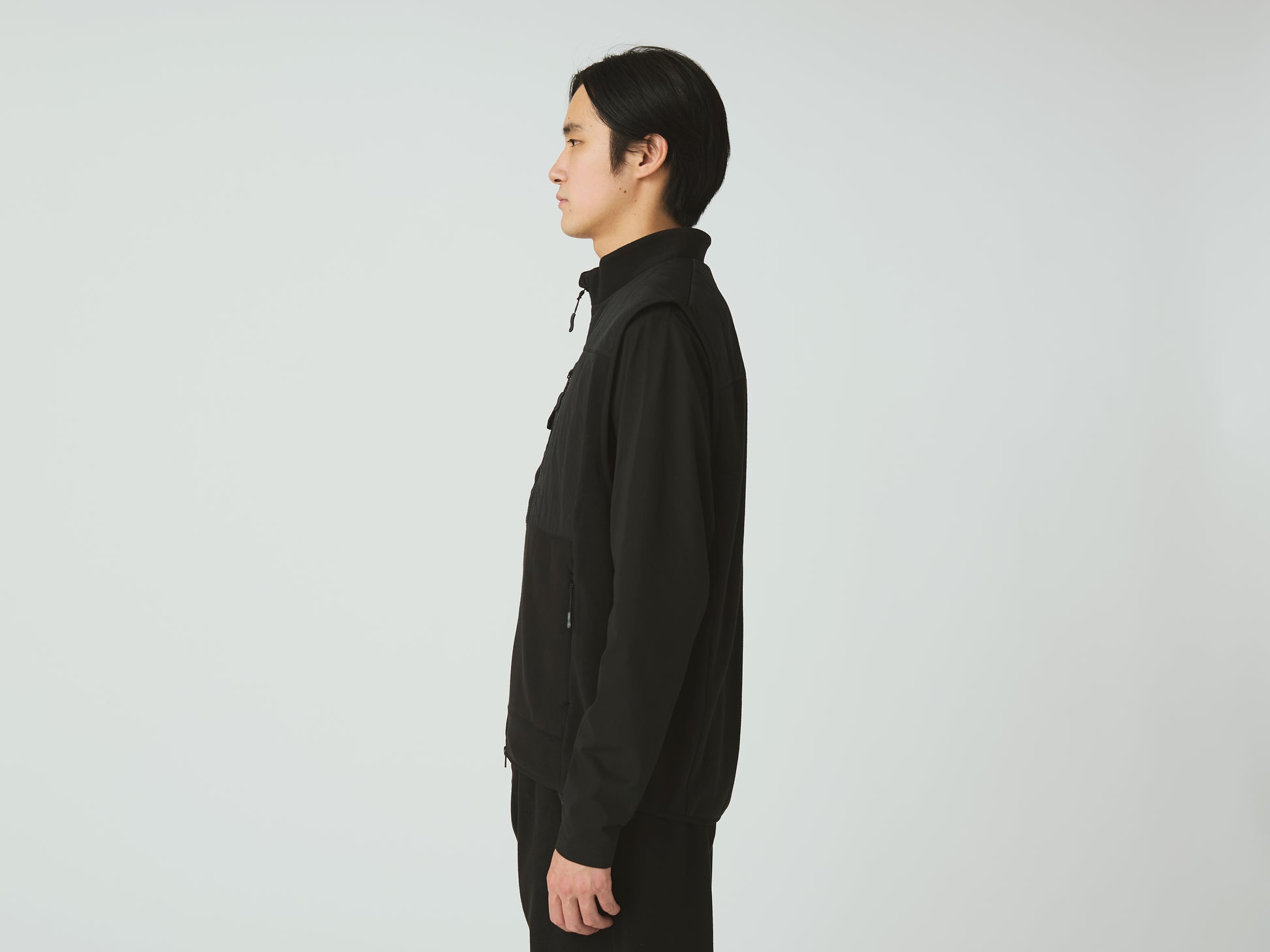 Fleece Vest Black