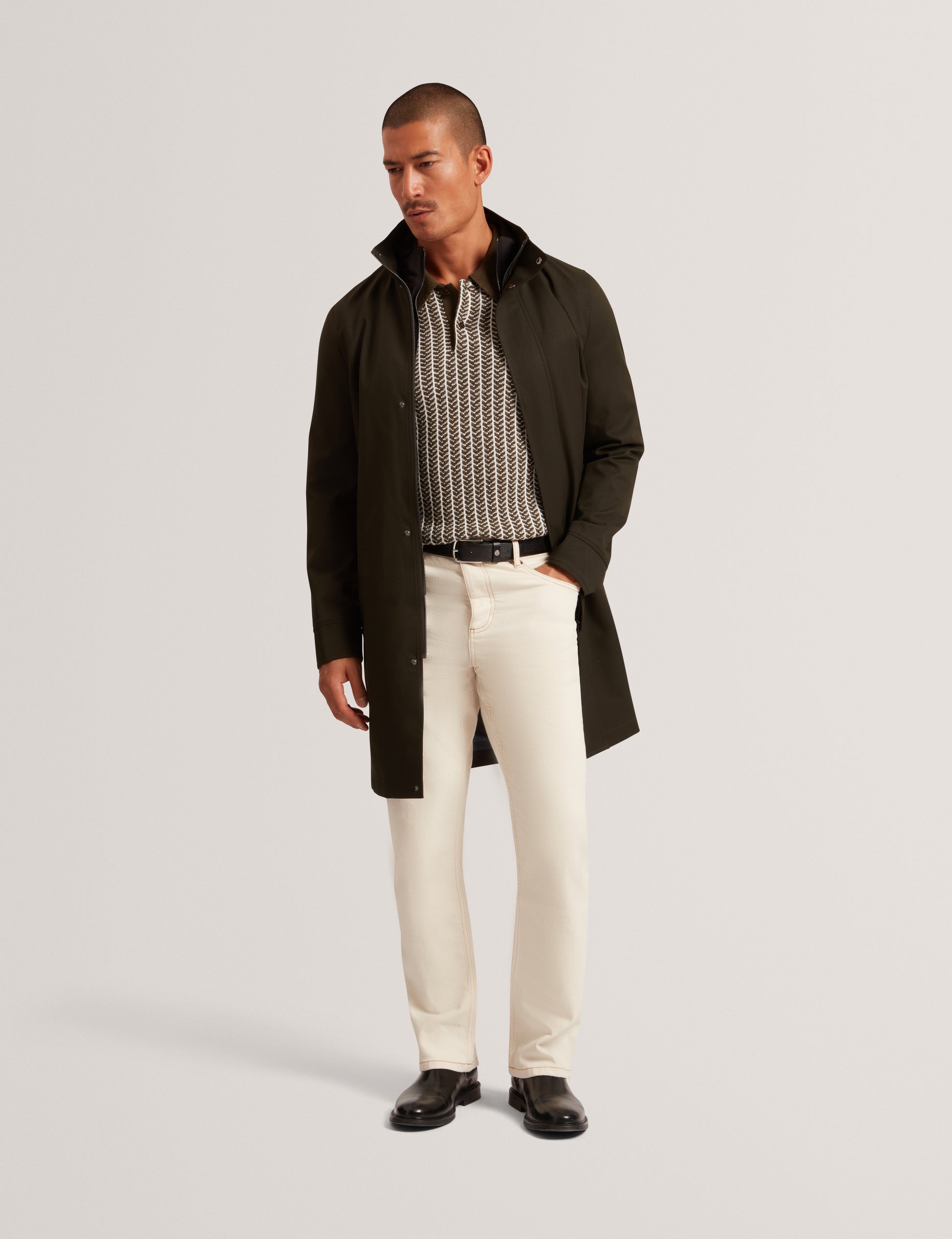 Kolomer Textured Knit Polo Shirt