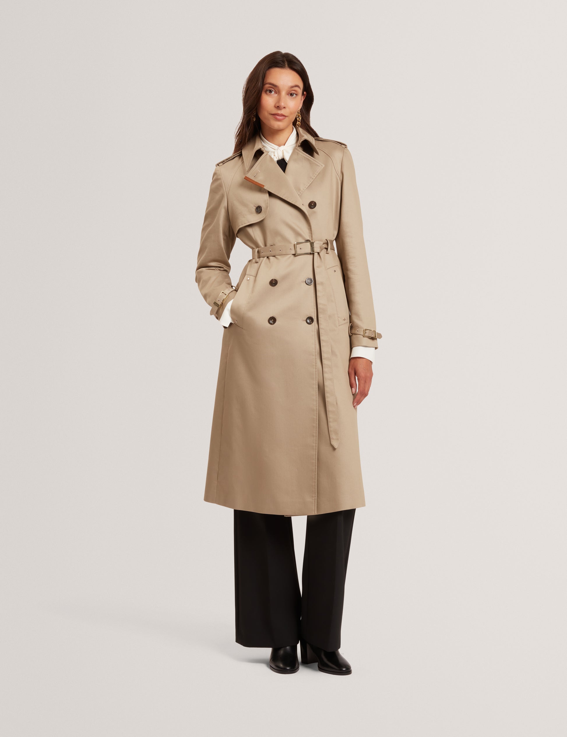 Arytha Cotton Twill Trench