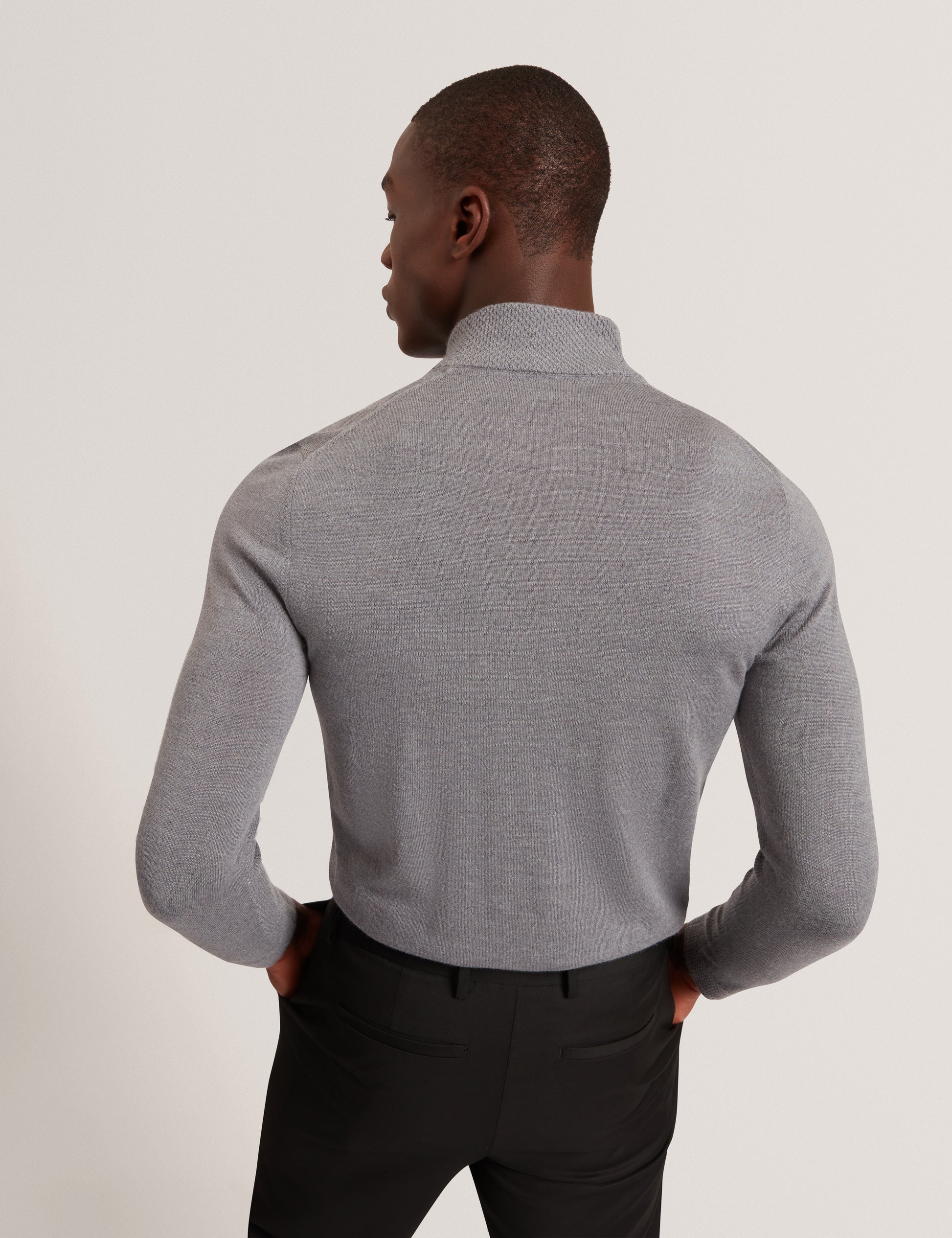Clouden Branded Merino Half Zip