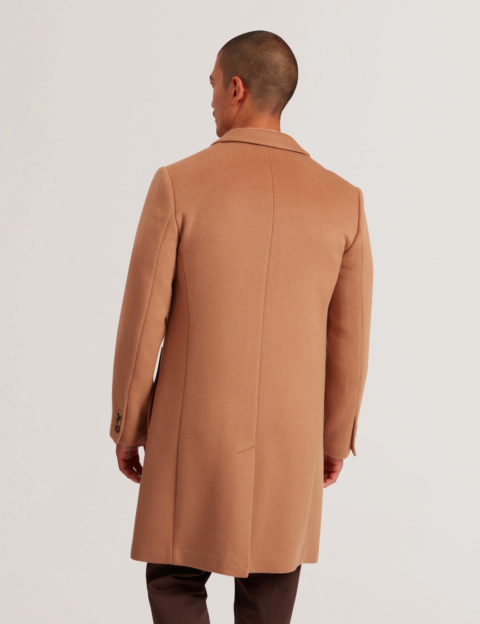 Alerton Slim Fit Wool Blend City Overcoat