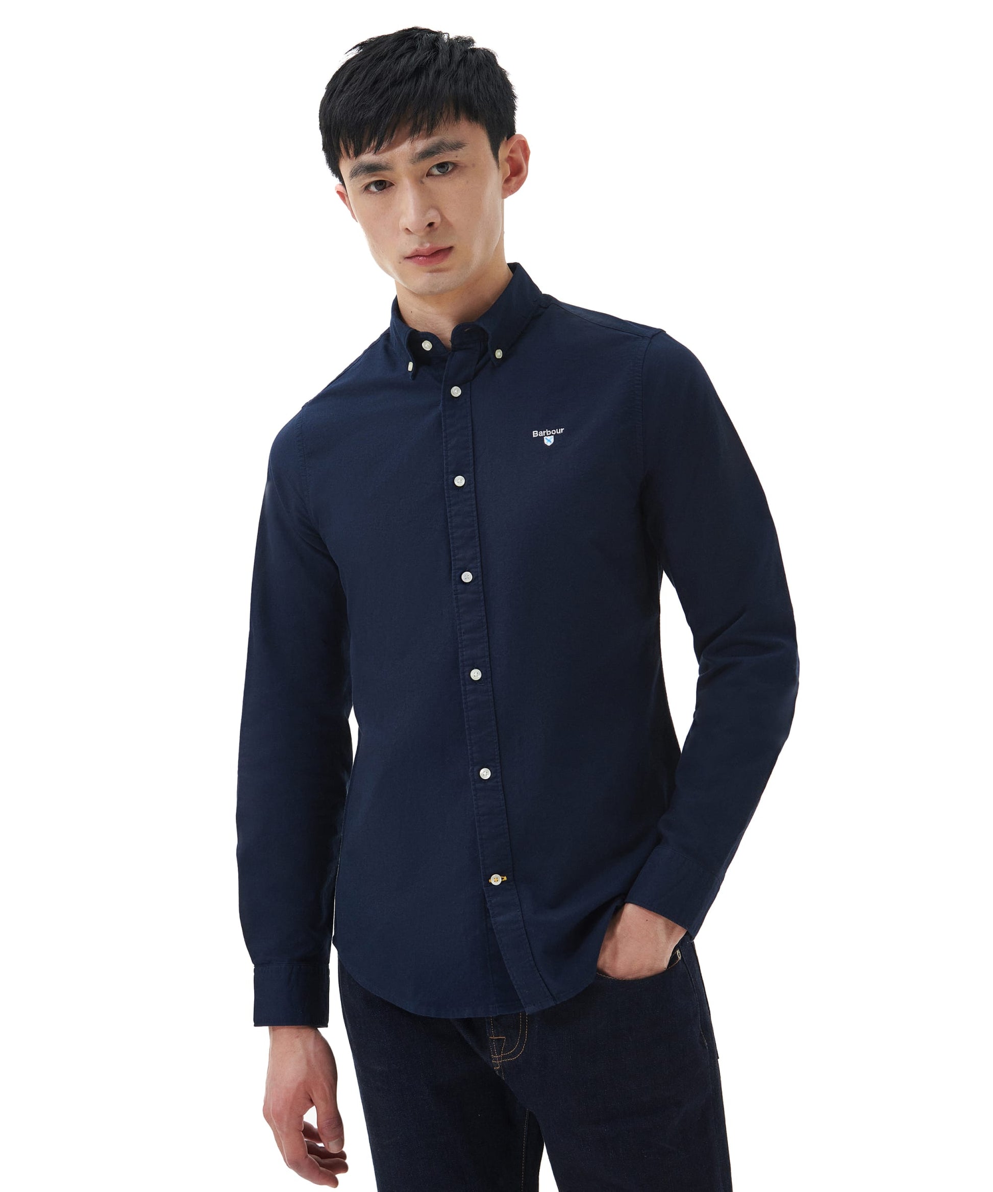 Oxtown Tailored Shirt Navy