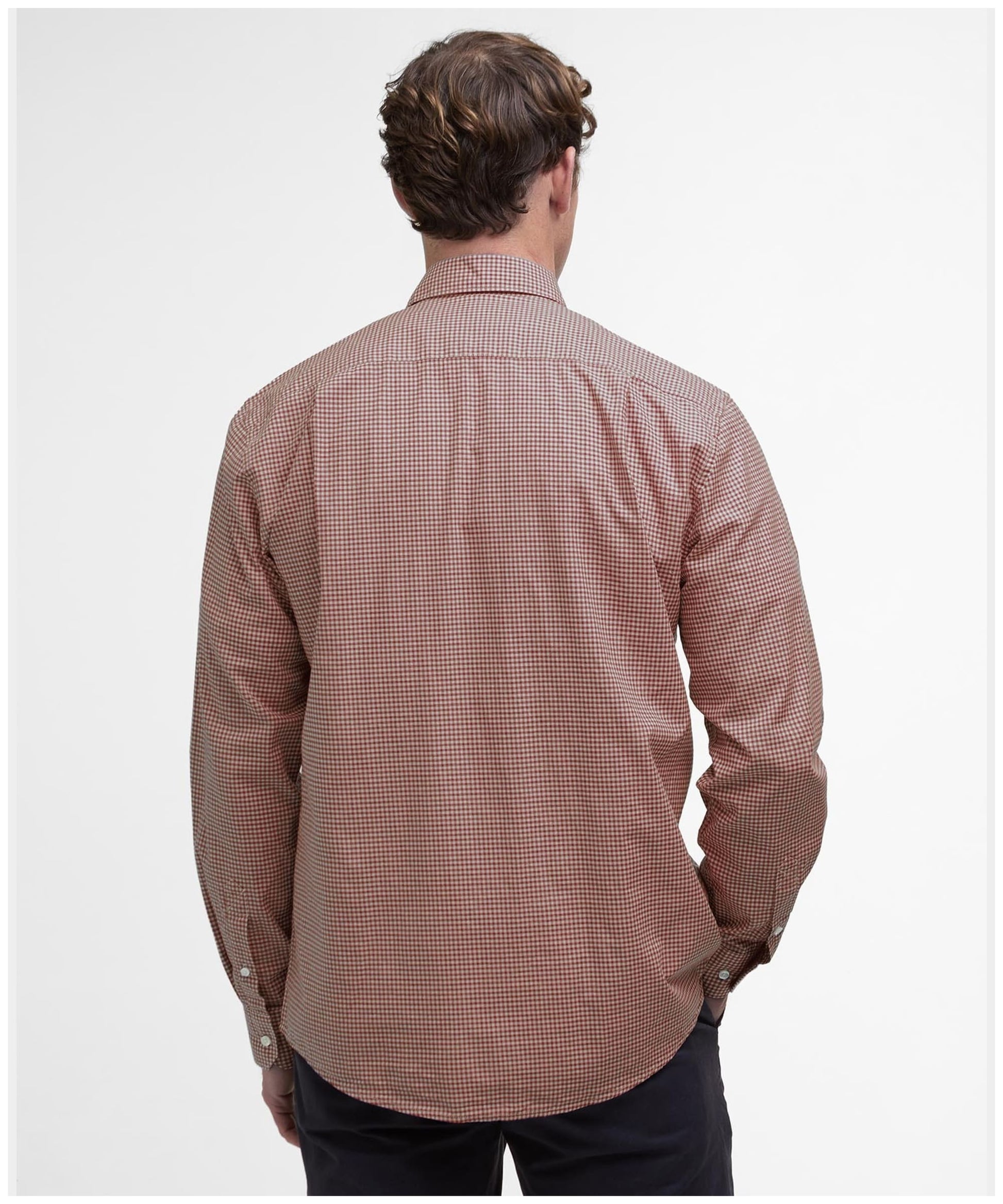 Finwell Gingham Tailored Fit Shirt