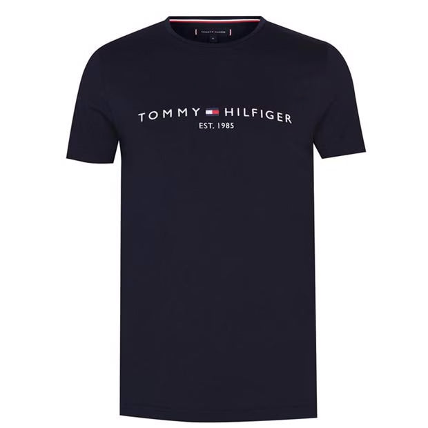 Logo Embroidered Slim Fit T-Shirt Sea Captain