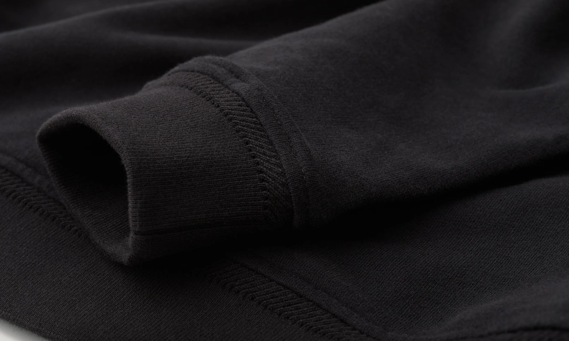 Quarter Zip Sweatshirt Black