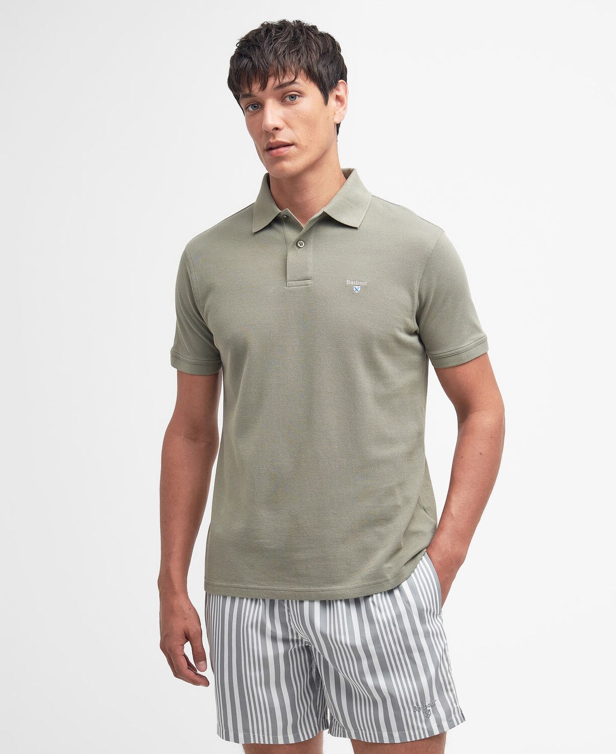 Sports Polo Dusky Green