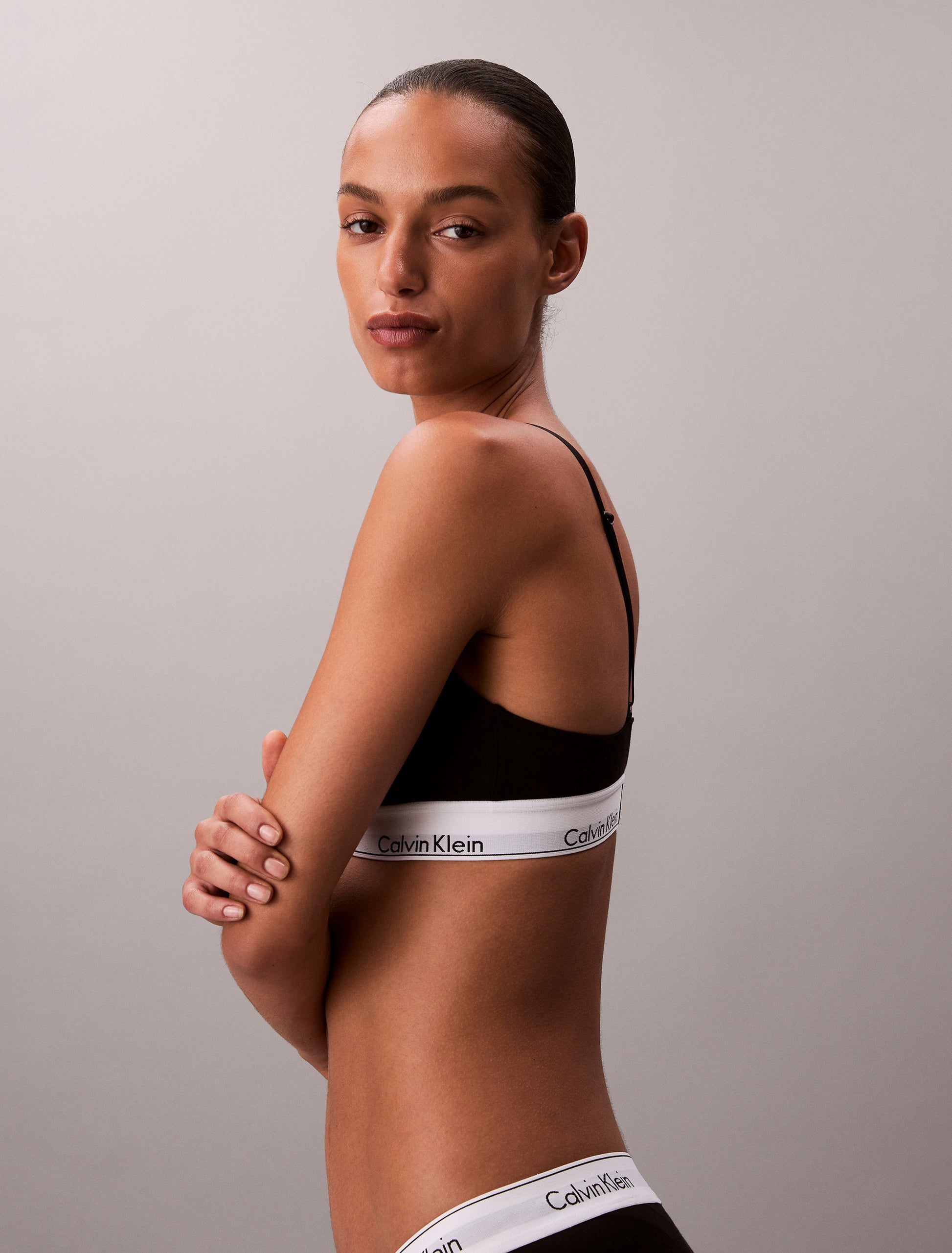 Icon Cotton Modal Lightly Lined Triangle Bralette