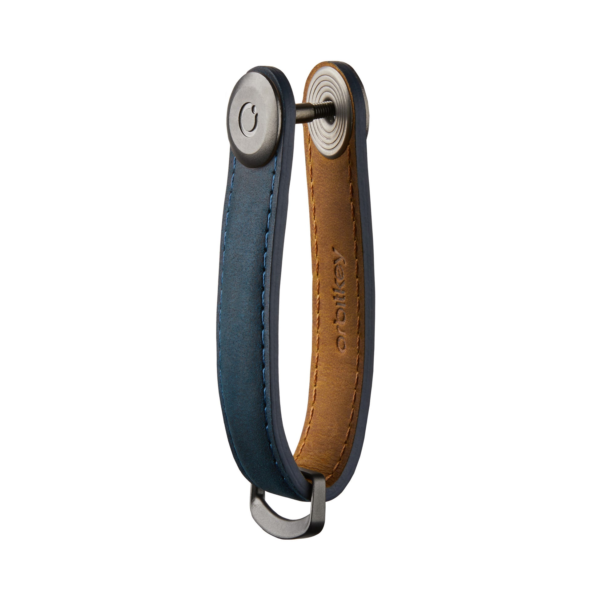 Key Organiser Crazy Horse Leather Marine Blue