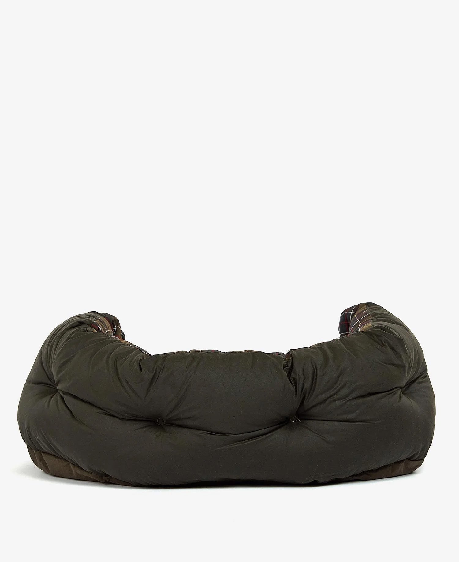 Wax Cotton Dog Bed Olive
