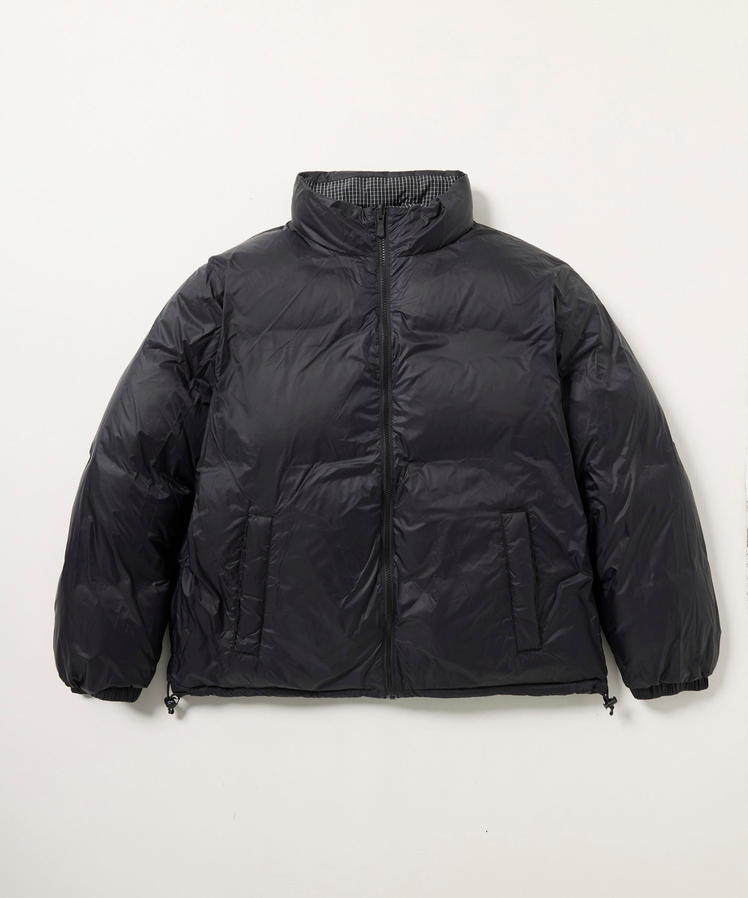 Bubble Down Jacket Graphic Check