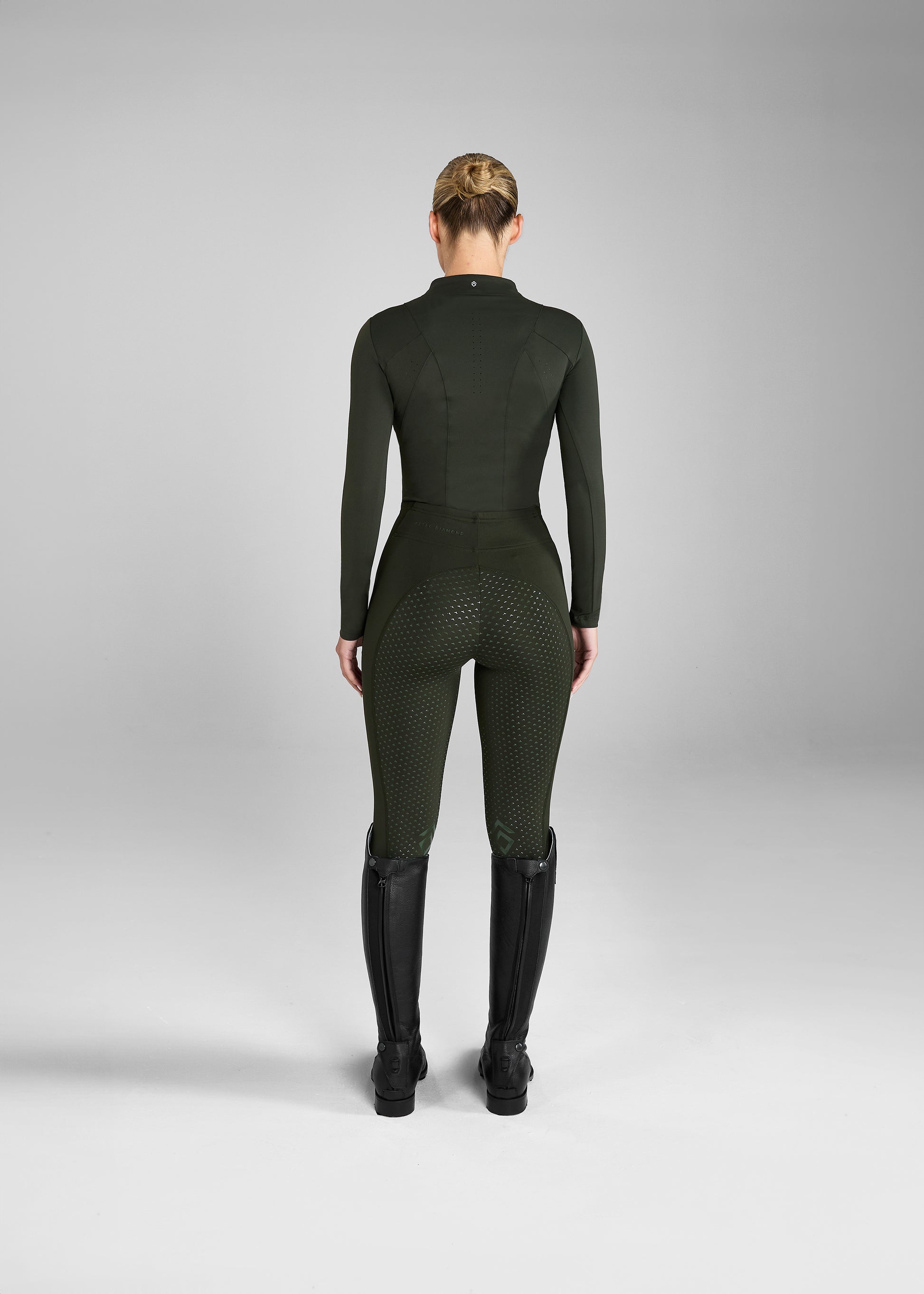 Leggings with Full Seat Forest Green