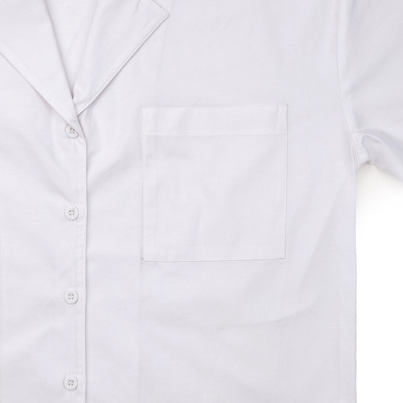 Revere Box Collar Shirt 01 White