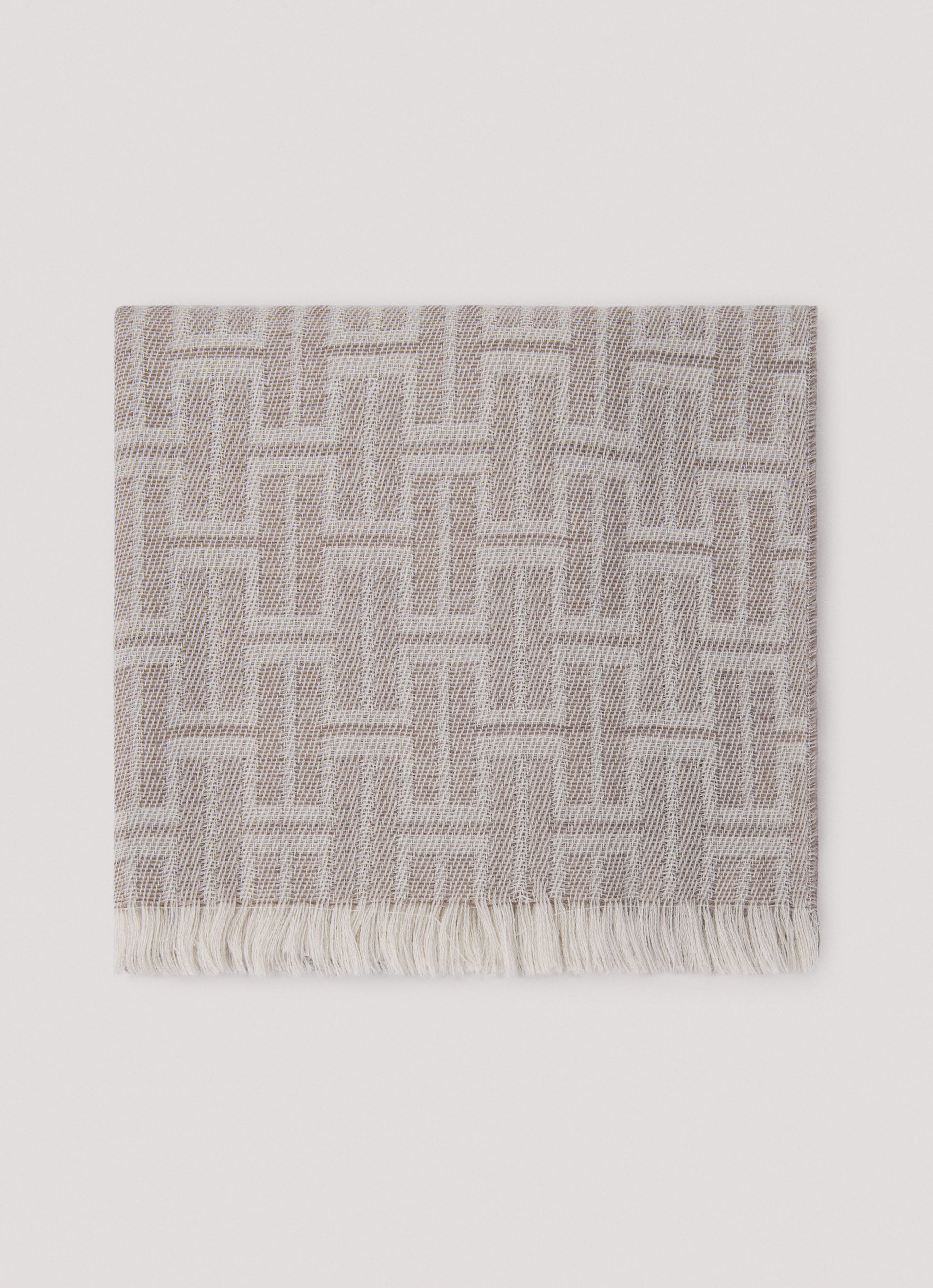 Classic Brand Scarf Beige