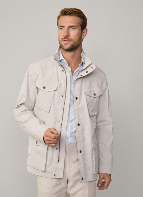 Unlined Velospeed Jacket Linen Beige