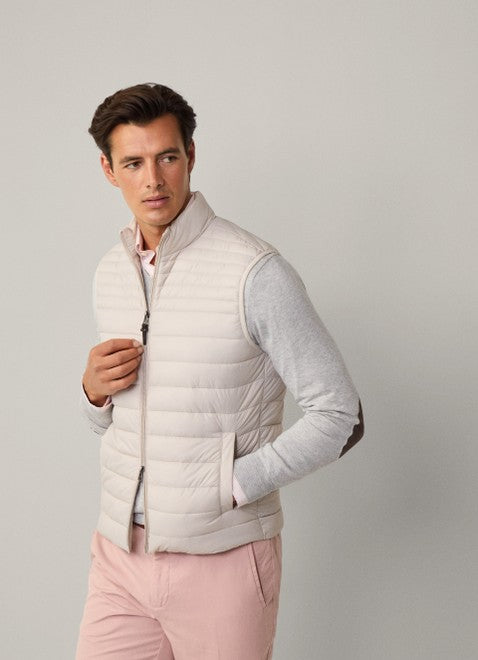 Ultra Lightweight Gilet Linen Beige