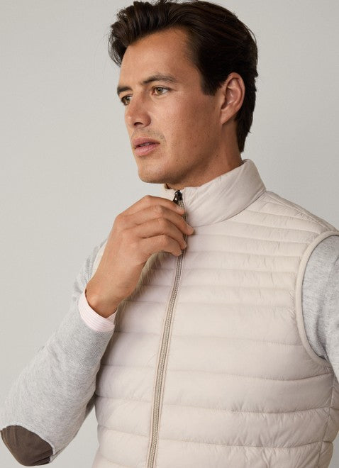 Ultra Lightweight Gilet Linen Beige
