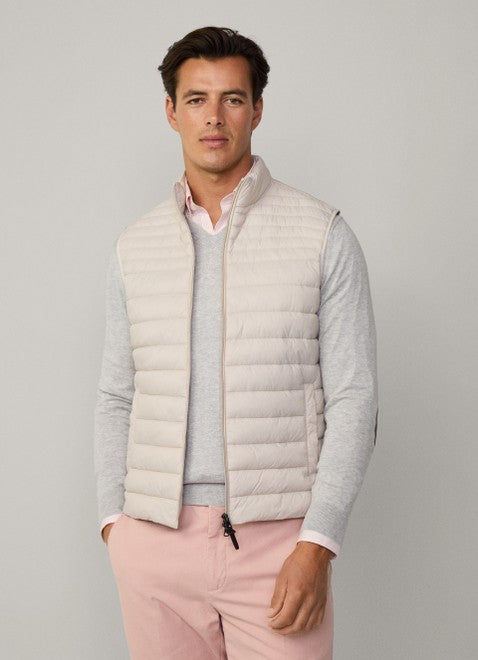 Ultra Lightweight Gilet Linen Beige