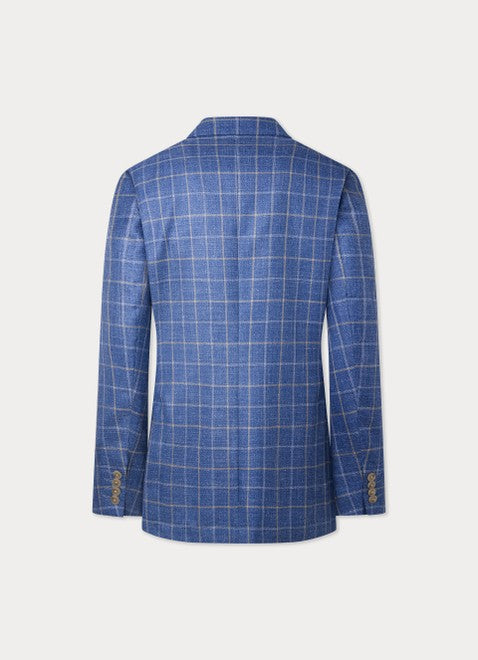 Tattersall Blazer Pacific Blue