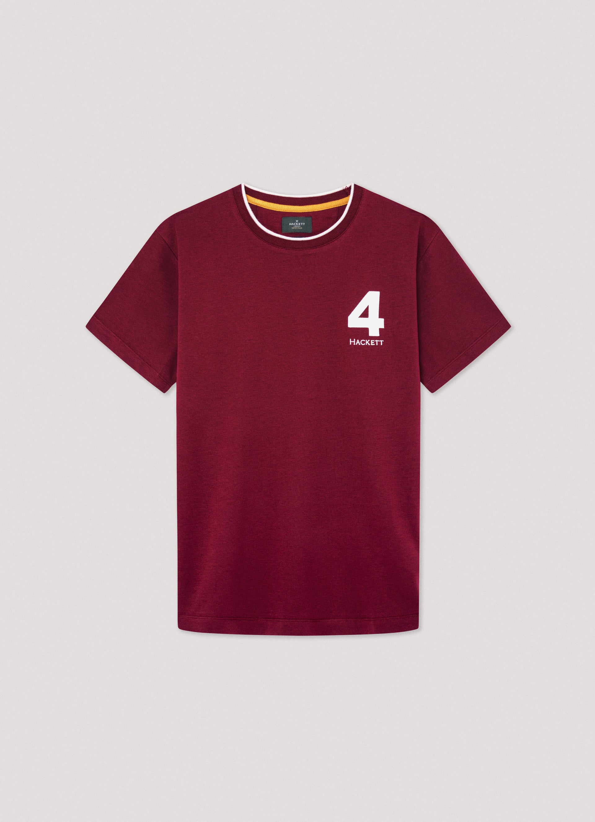 Heritage Number Tee Winter Red