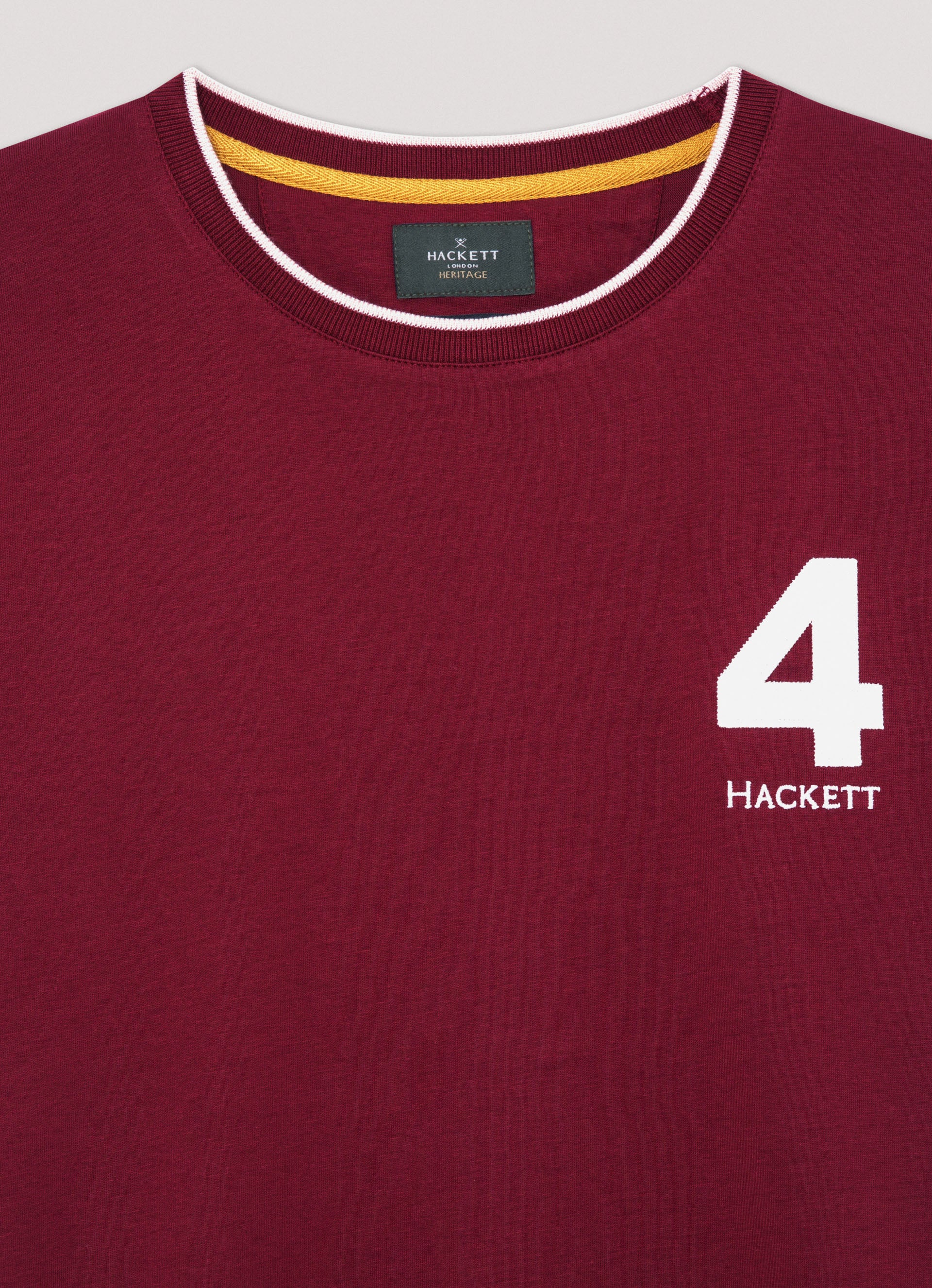 Heritage Number Tee Winter Red
