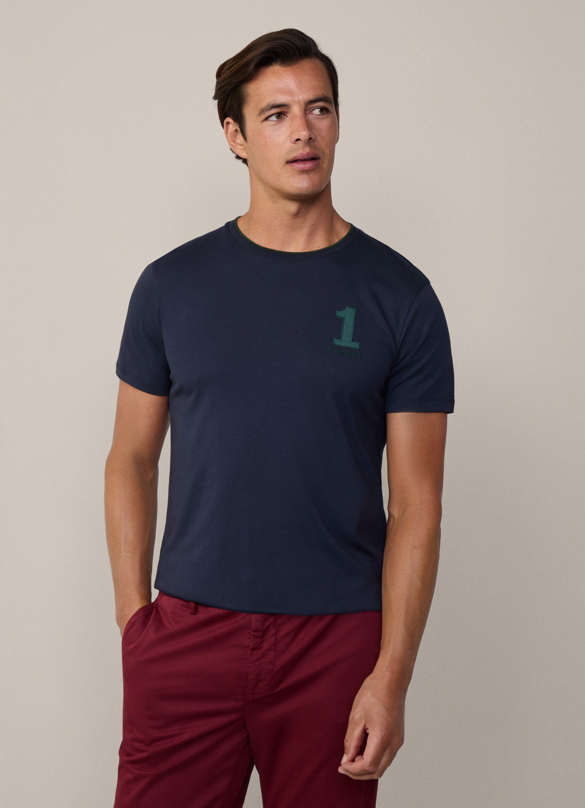 Heritage Number Tee Midnight Blue