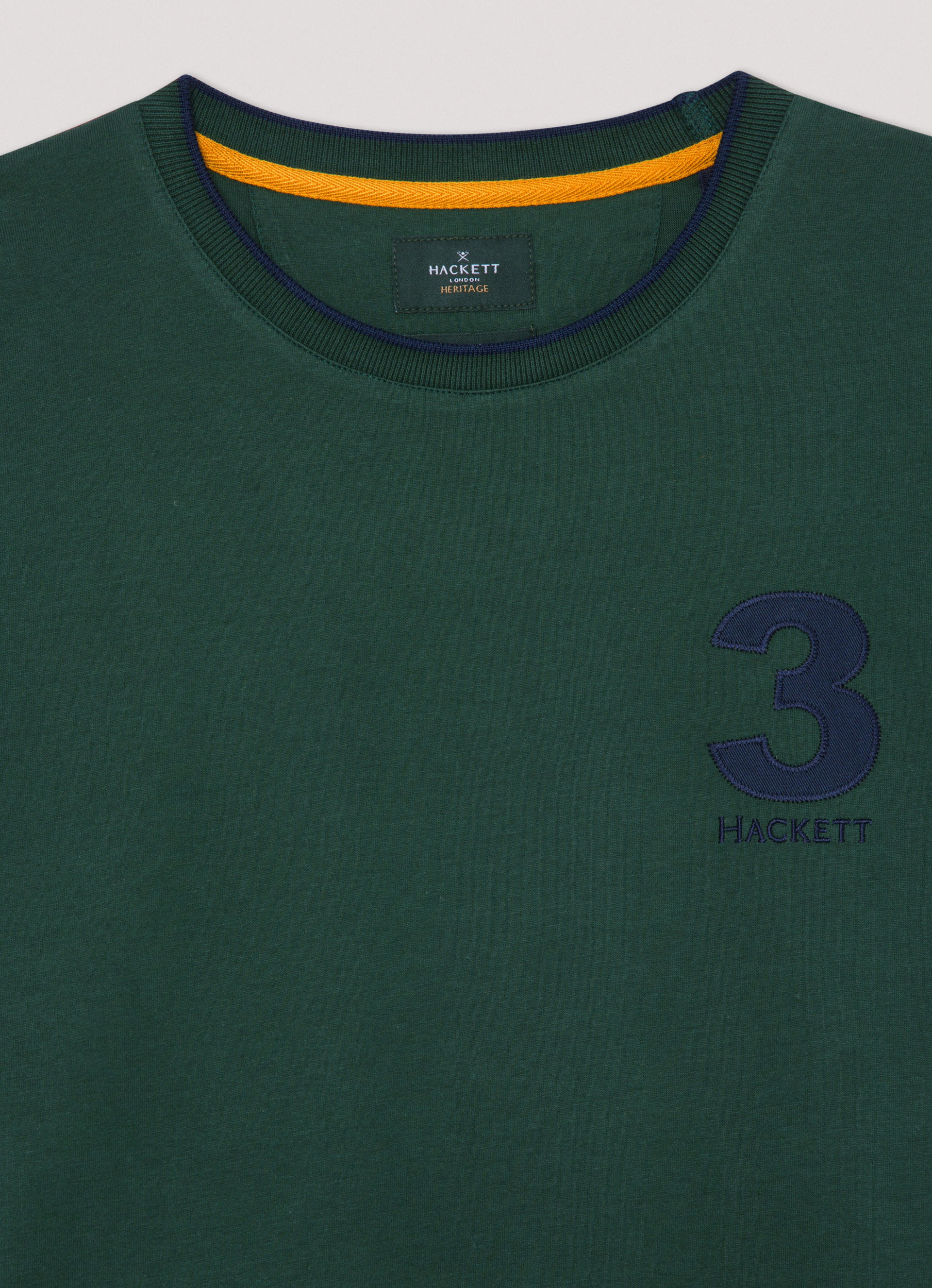 Heritage Number Tee Forest Night Green