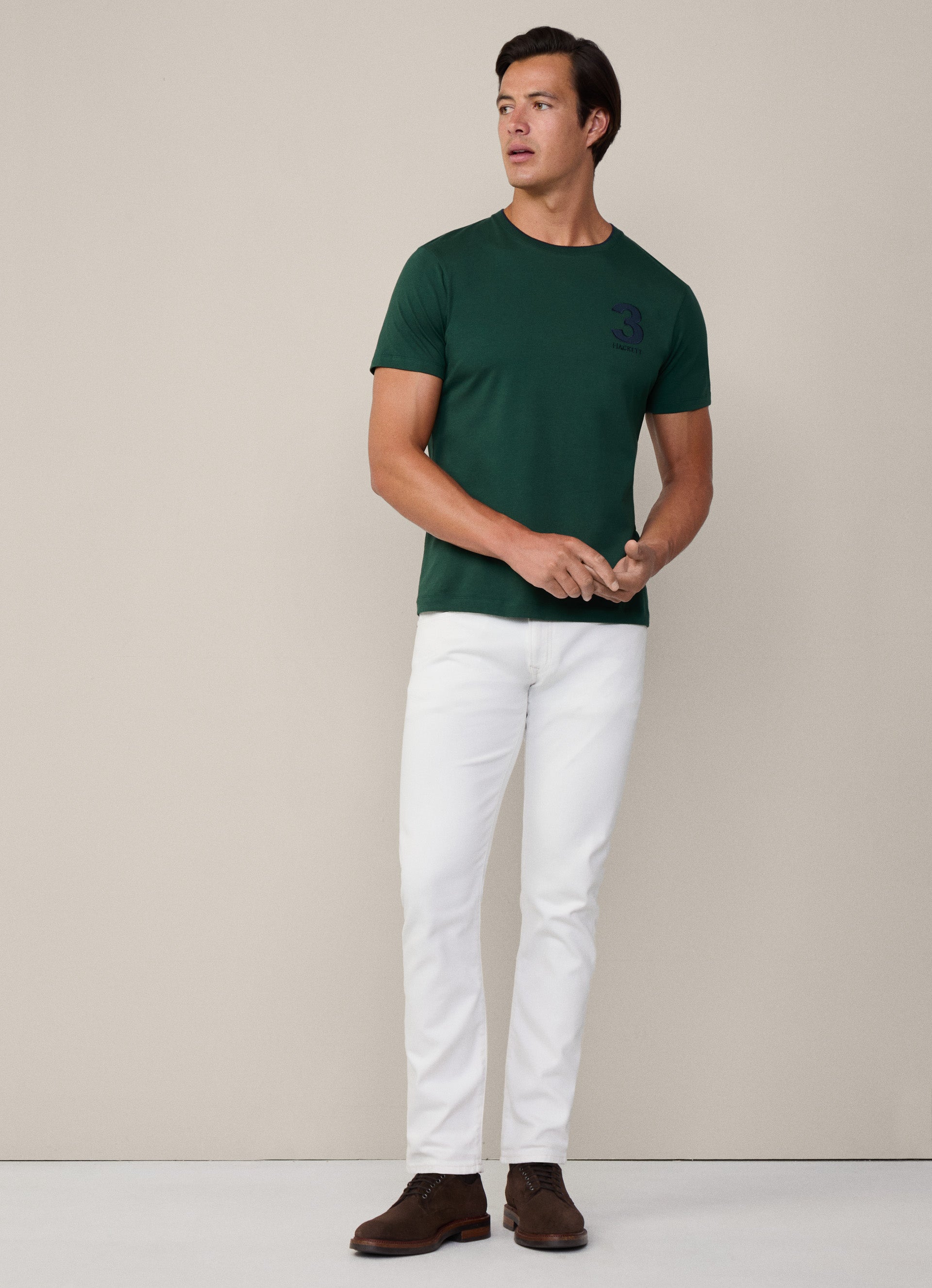 Heritage Number Tee Forest Night Green