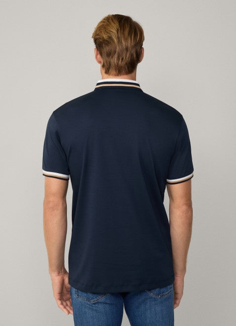 Resort Collar Polo Shirt Navy
