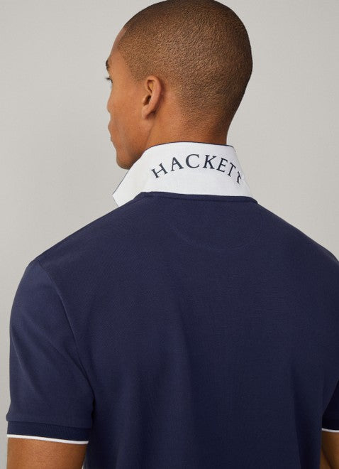 Heritage Number Polo Ink Blue