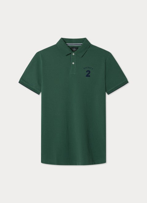 Heritage Number Polo Grass Green