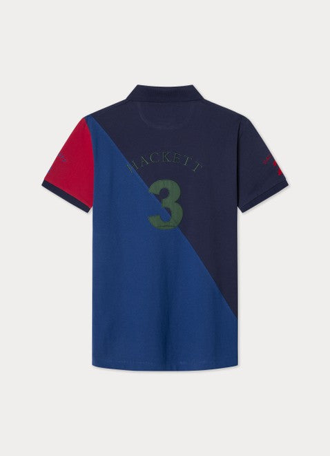 Heritage Hackett Multi Polo Shirt Grass Green