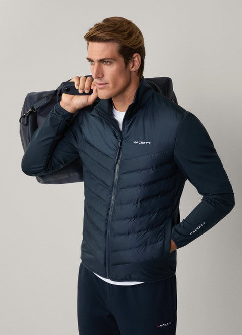 Lightweight Hybrid Quilt Jacket Navy