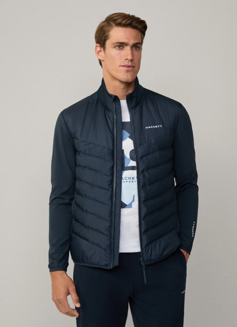 Lightweight Hybrid Quilt Jacket Navy