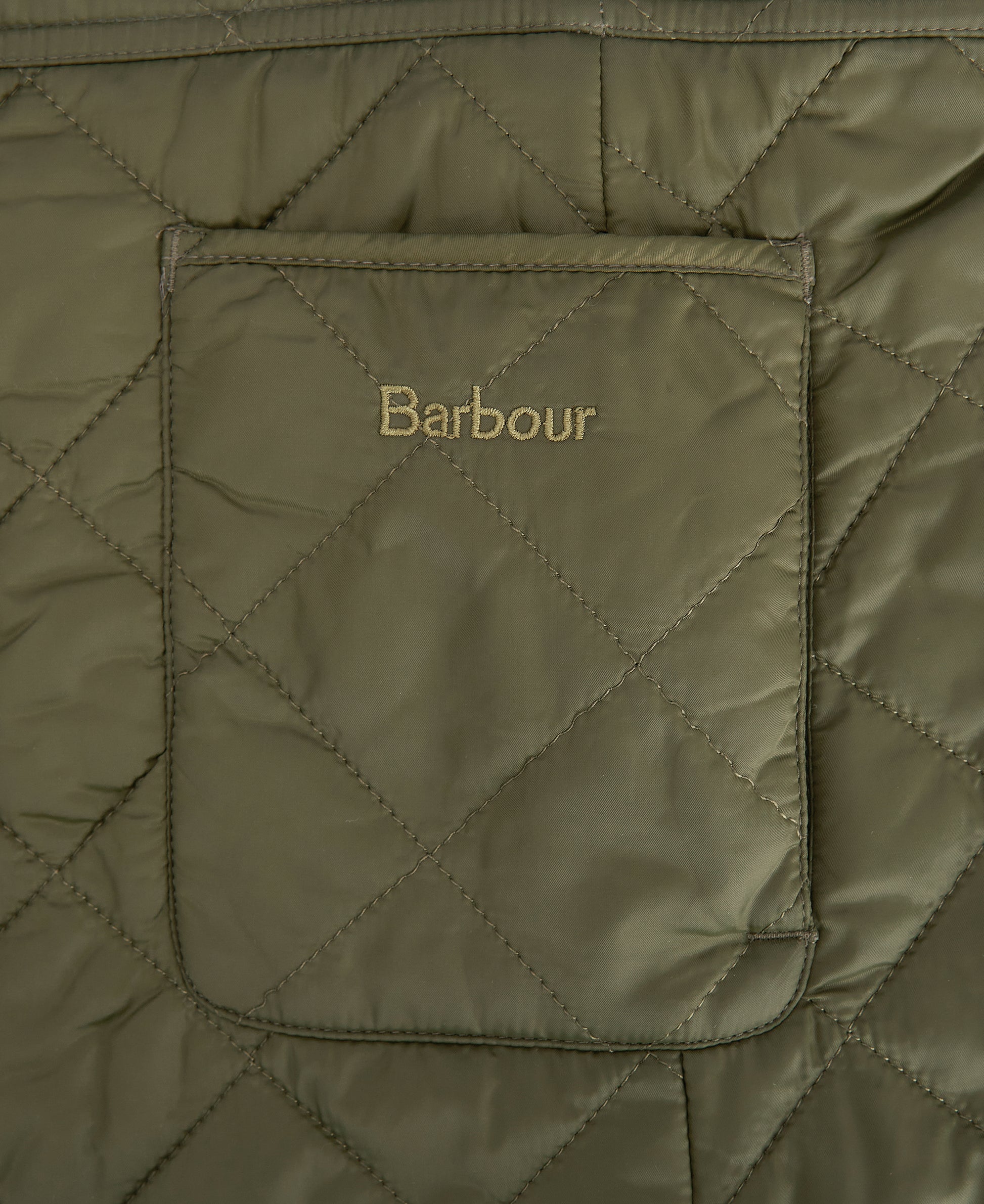 Women's Deveron Quilt Olive / Pale Pink